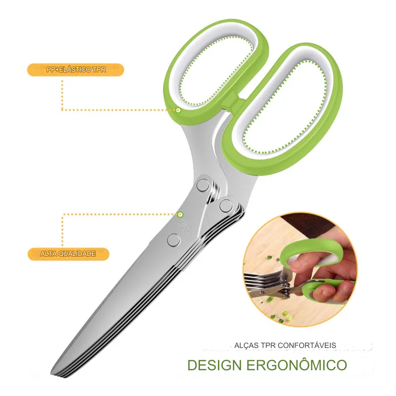 Multi Tool®️- Tesoura Multifuncional de Aço Inoxidável