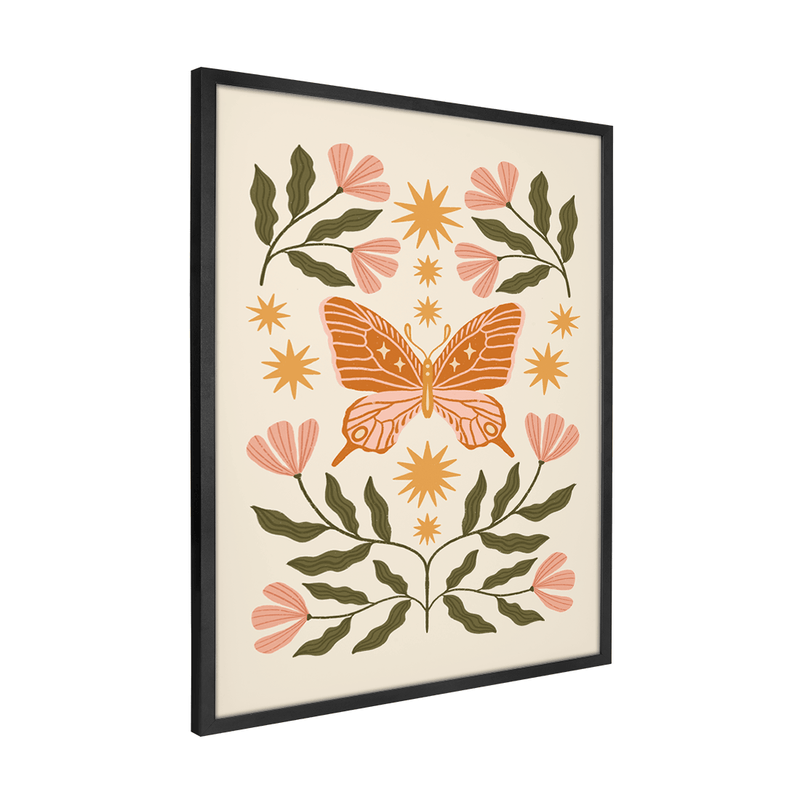 Quadro Decorativo Borboleta no Jardim | Camila Sant’Anna